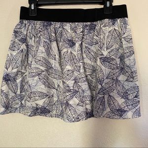 Forever 21 Leaf Print Skirt
